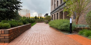 Клинкер тротуарный ЛСР "Эдинбург", тёмно-красный 3