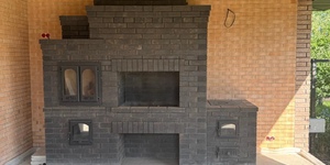 Кирпич огнеупорный Montenegro SHA 5 Black Argentum 230x114x65 мм 7