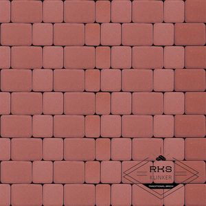 Плитка тротуарная SteinRus, Инсбрук Альт, Красный, 60 мм