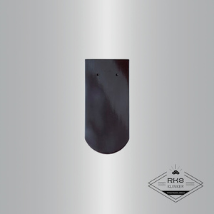 Керамическая черепица BRAAS, Опал, Глубокий чёрный