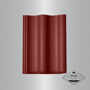 Цементно-песчаная черепица Кельтская (Харцер) Lumino, бордо