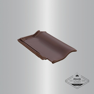 Керамическая черепица BRAAS, Рубин 11V, Тёмно-коричневый