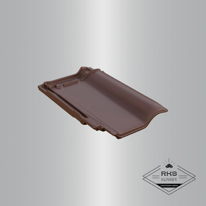 Керамическая черепица BRAAS, Рубин 13V, Тёмно-коричневый