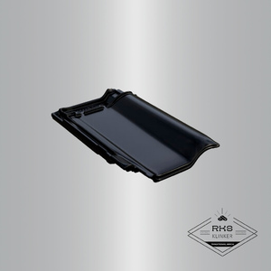 Керамическая черепица BRAAS, Рубин 13V, Глубокий чёрный