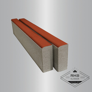 Поребрик тротуарный BRAER, БР100.20.8, красный