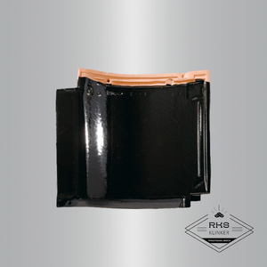 Керамическая черепица Maruso, TS Roof, Глянцевый черный