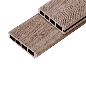 Завершающая доска из ДПК Outdoor, 3D HAVANA/ARIZONA GREY, серый микс