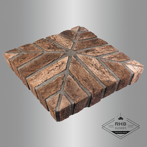 Кирпичные колпаки на столб "Донские Зори, Морозово", шов Тёмно-серый