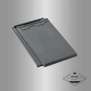 Керамическая черепица Rongguan Flat W058 Глубокий чёрный