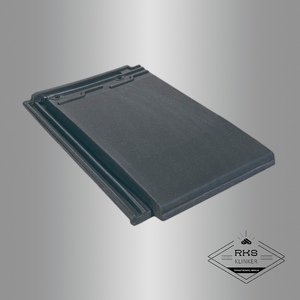 Керамическая черепица Rongguan Flat W121A Чёрно-серый