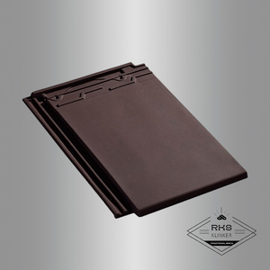 Керамическая черепица Rongguan Flat W61 Тёмно-коричневый