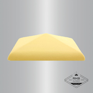 Клинкерный колпак на столб ZG Clinker, С42 425х425 мм, жёлтый