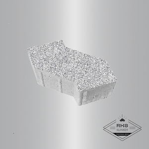 Тротуарная плитка S-ФОРМА - В.3.Ф.10, Стоунмикс, Бело-Чёрный