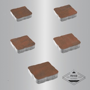 Тротуарная плитка АНТИК - Б.3.А.6, Листопад гладкий, Клинкер