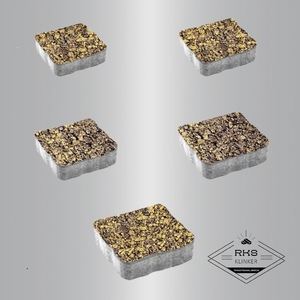 Тротуарная плитка АНТИК - Б.3.А.6, Листопад гладкий, Янтарь