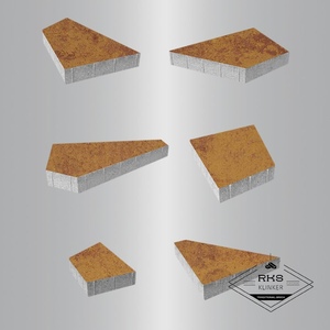 Тротуарная плитка ОРИГАМИ - Б.4.Фсм.8, Листопад гладкий, Каир