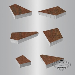 Тротуарная плитка ОРИГАМИ - Б.4.Фсм.8, Листопад гранит, Арабская ночь