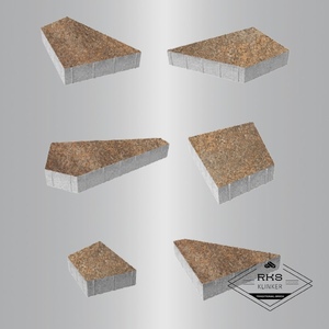 Тротуарная плитка ОРИГАМИ - Б.4.Фсм.8, Листопад гранит, Клён