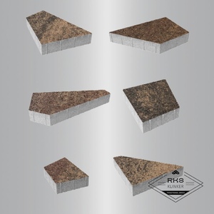 Тротуарная плитка ОРИГАМИ - Б.4.Фсм.8, Листопад гранит, Шелковица