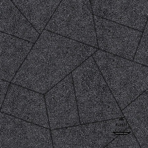 Тротуарная плитка ОРИГАМИ - Б.4.Фсм.8, Стоунмикс, Чёрный