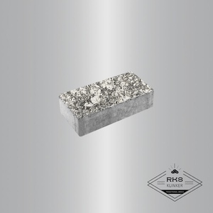 Тротуарная плитка ПРЯМОУГОЛЬНИК - А.2.П.4, Листопад гранит, Антрацит