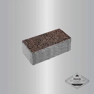 Тротуарная плитка ПРЯМОУГОЛЬНИК - Б.5.П.8, Листопад гранит, Клинкер