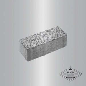 Тротуарная плитка ПРЯМОУГОЛЬНИК - Б.6.П.8, Стоунмикс, Бело-Чёрный