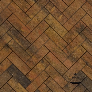 Тротуарная плитка ПРЯМОУГОЛЬНИК - Б.8.П.8, Листопад гранит, Саванна