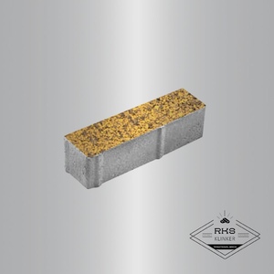 Тротуарная плитка ПРЯМОУГОЛЬНИК - Б.8.П.8, Листопад гранит, Янтарь