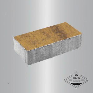 Тротуарная плитка ПРЯМОУГОЛЬНИК - В.2.П.10, Листопад гладкий, Янтарь