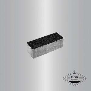 Тротуарная плитка ПАРКЕТ - Б.4.П.6, Стоунмикс, Чёрный