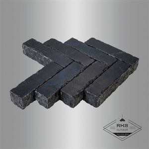 Брусчатка из известняка RKS Slate Belgian Black Паркет