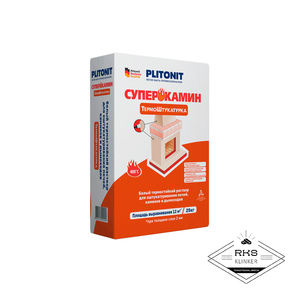ПЛИТОНИТ СуперКамин ТермоШтукатурка, 25 кг