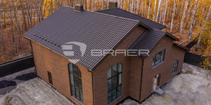 Кирпич лицевой Браер Кладка Мокко терра - Частный дом. Пензенская область (1)