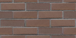 Клинкерный кирпич ЛСР Антверпен тёмно-терракотовый, Винтаж, 0.7НФ на сером шве