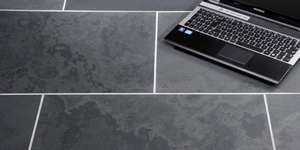 Долговечная плитка для пола из камня RKS SLATE Сланец Brazil Black Natural (2)