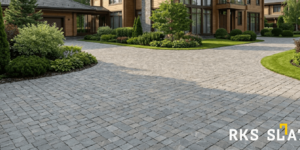Брусчатка RKS Slate Belgian Grey 100х100 мм мощение (2)