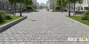 Брусчатка RKS Slate Belgian Grey 200х100 мм
