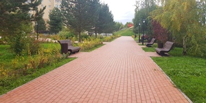 Клинкер тротуарный ЛСР Лондон, красный 4