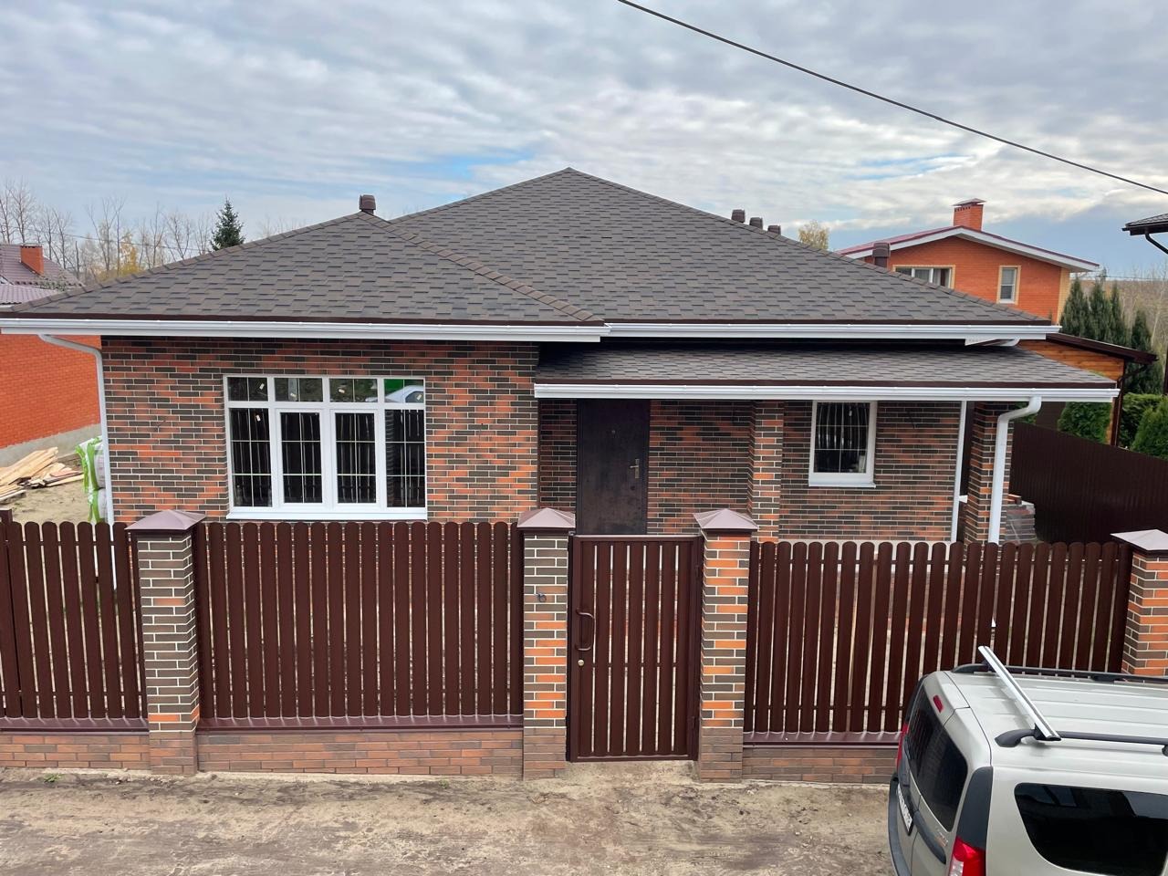 Клинкерный кирпич ЛСР "Ричмонд" красный флэшинг, Винтаж, 0.7НФ 1