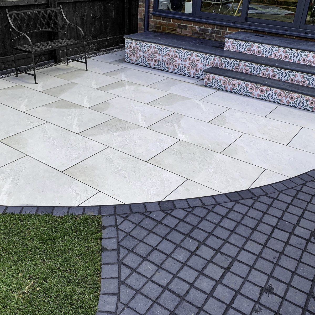 Брусчатка из известняка RKS Slate Belgian Black 100x100x40 мм 3