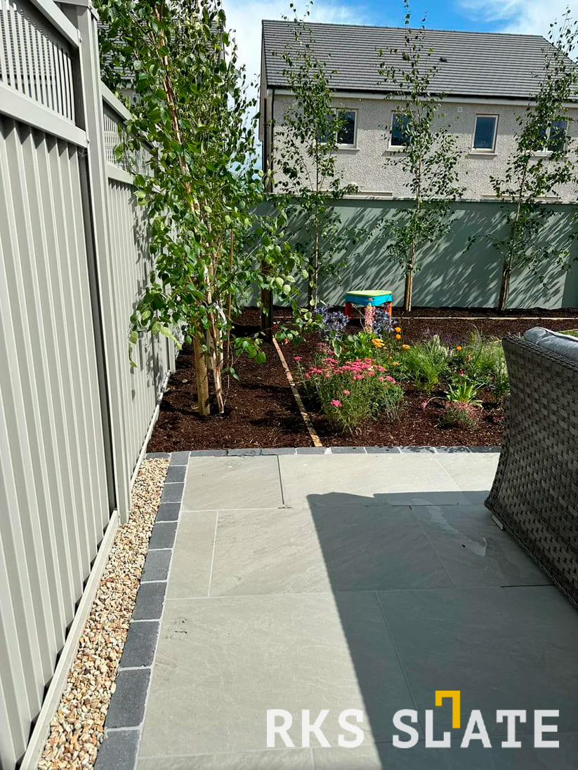 Брусчатка из известняка RKS Slate Belgian Black 200x100x40 мм 12