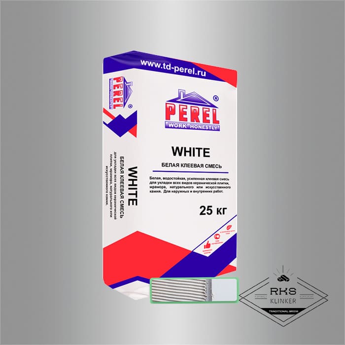 WHITE Perel клей для мрамора и камня в Воронеже