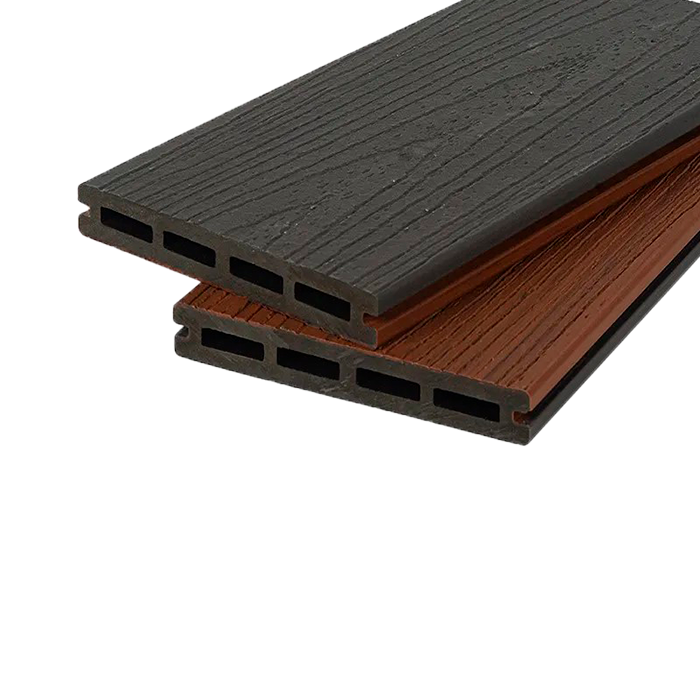 Террасная доска из ДПК Dual POLIVAN GROUP,Profi Co-Extrusion,Grey dark в Воронеже