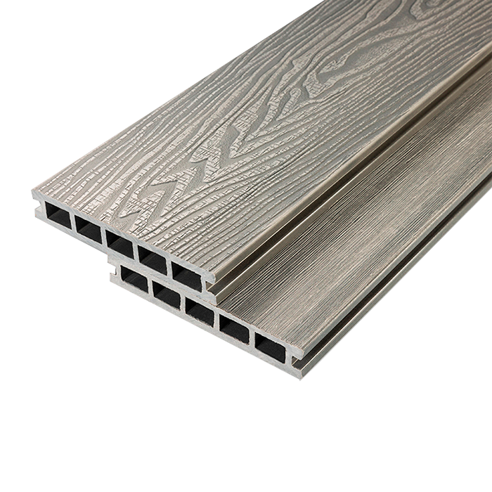 Террасная доска из ДПК RusDecking, UnoDeck Vintage, Серый в Воронеже