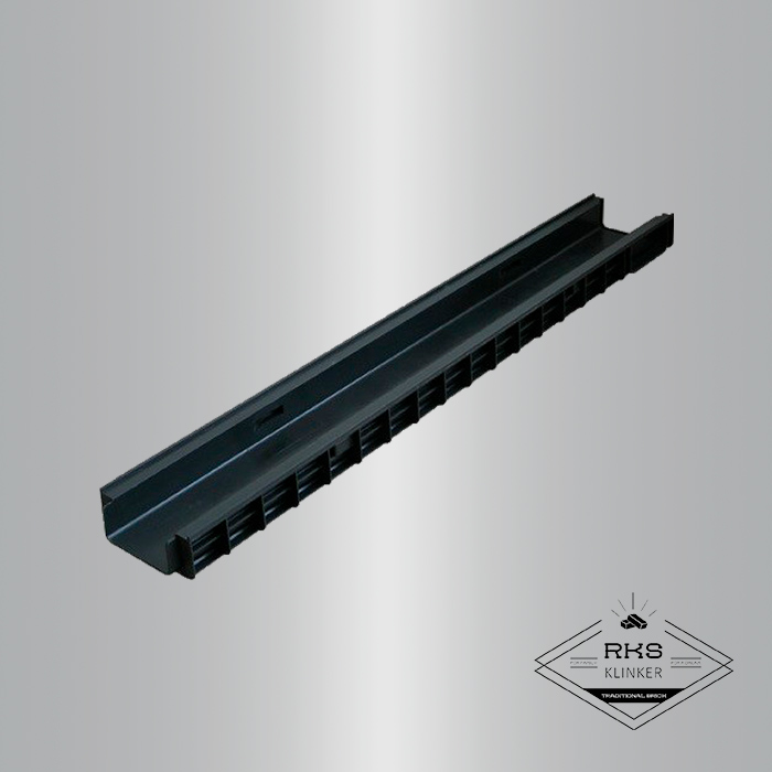Лоток водоотводный PolyMax Basic пластиковый DN 100, H55 в Воронеже