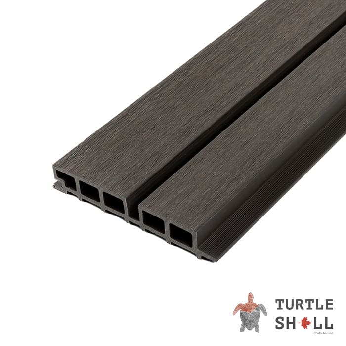 Реечная панель Double Lines, Faroese Smokewood, Co-Extrusion в Воронеже