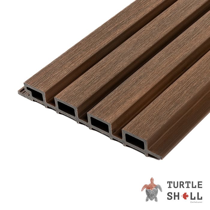 Реечная панель Middle Lines, Australian Palisander, Co-Extrusion в Воронеже