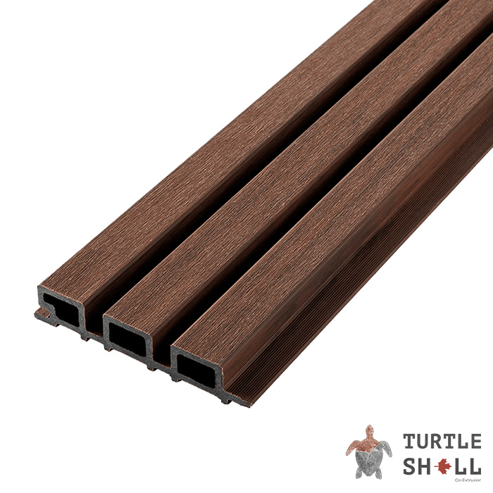 Реечная панель ДПК Middle Lines, Australian Palisander, Коэкструзия (FS 15) в Воронеже