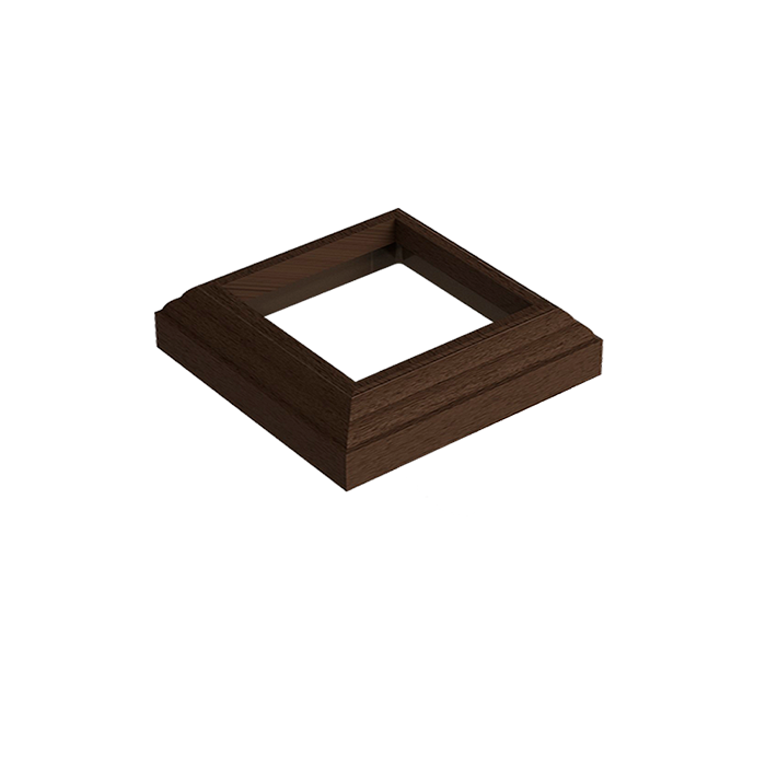 Крышка нижняя для столба из ДПК Woodvex,Select, венге в Воронеже